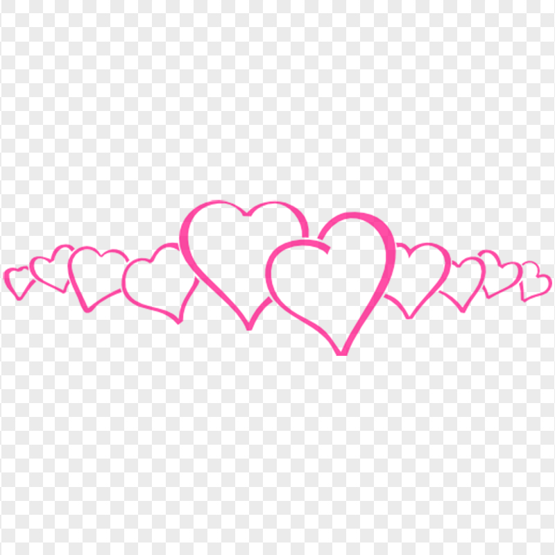 Pink Heart Line
