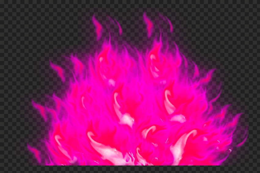 Pink Huge Fire Flames PNG IMG