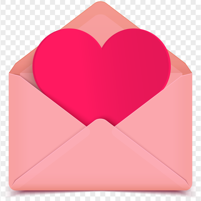 Pink Illustration Love Letter Valentine HD PNG