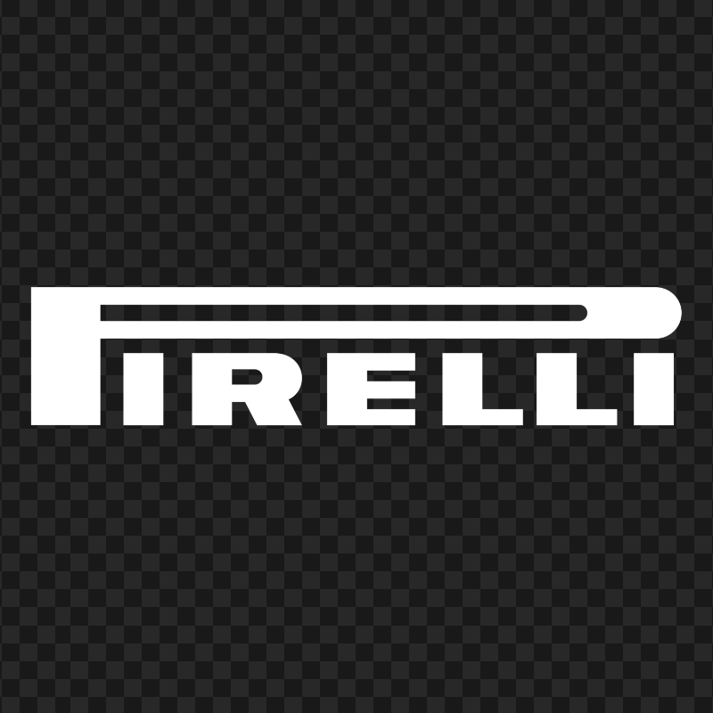 Pirelli White Logo Image PNG