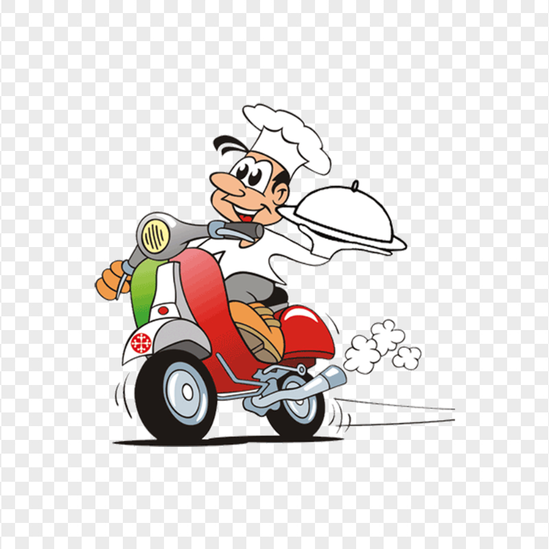 Pizza Delivery Illustration HD PNG