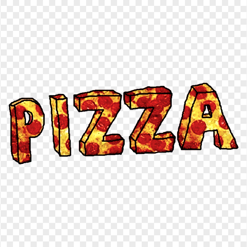 Pizza Letters Sticker Pepperoni Tumbler Transparent PNG