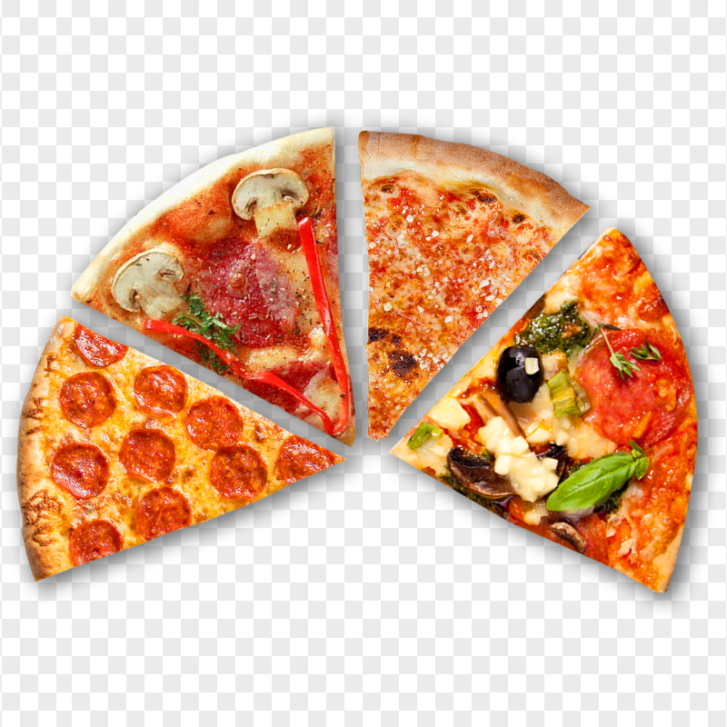 Pizza Slices Four Seasons Italian Pizza HD Transparent PNG