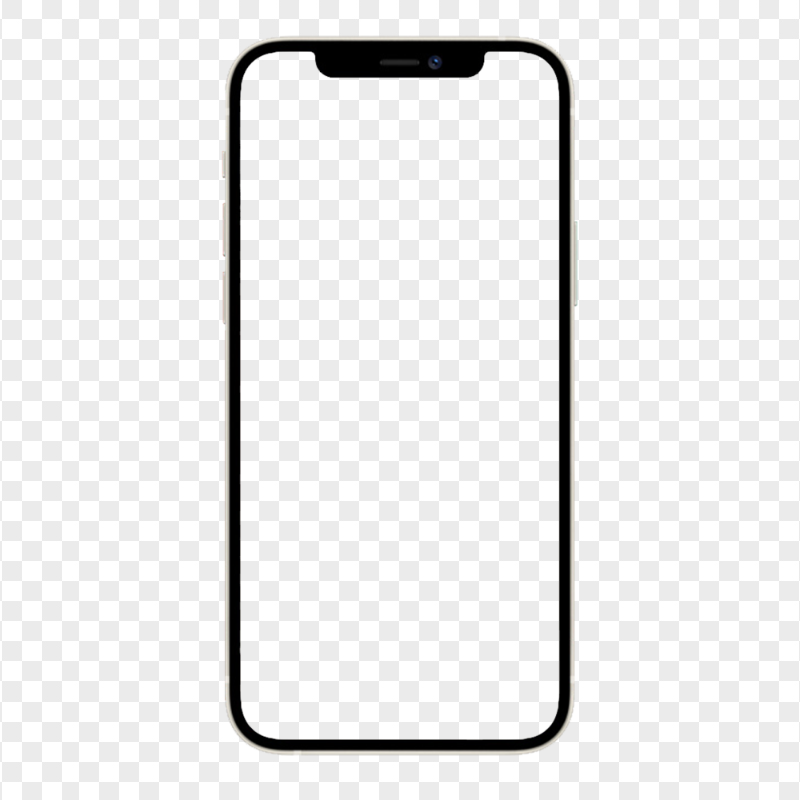 PNG Apple iPhone 13 Front View MockUp