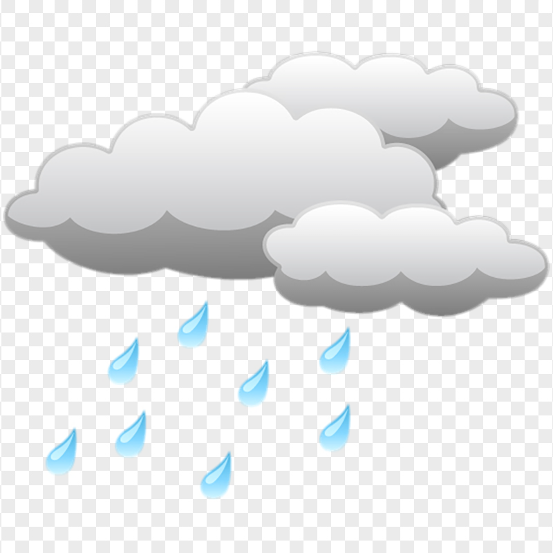 PNG Cartoon Cloud Rain Icon