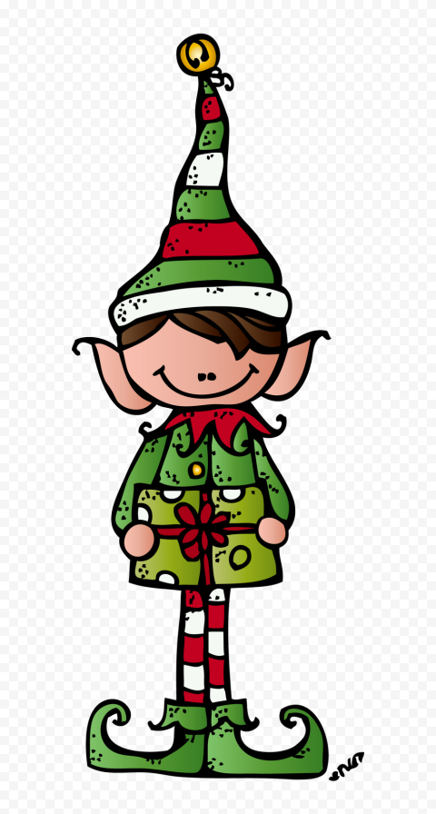 PNG Christmas Clipart Cartoon Elf