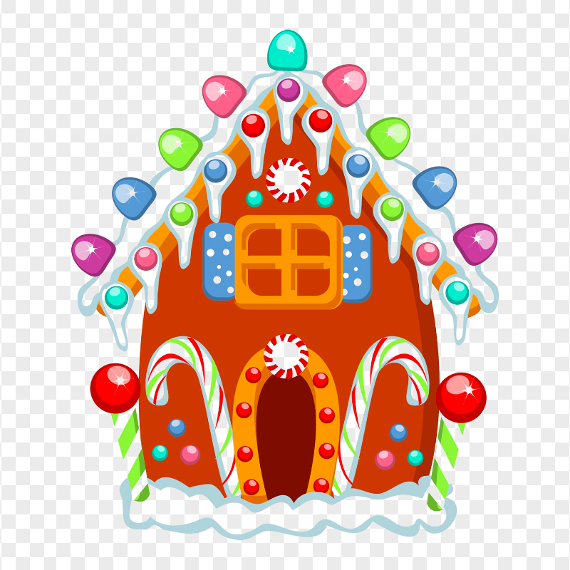 PNG Clipart Christmas Decorated House