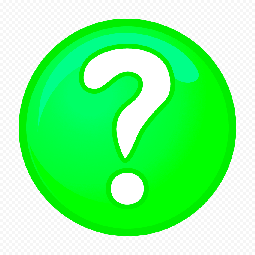 PNG Clipart Green Question Mark Circle Icon