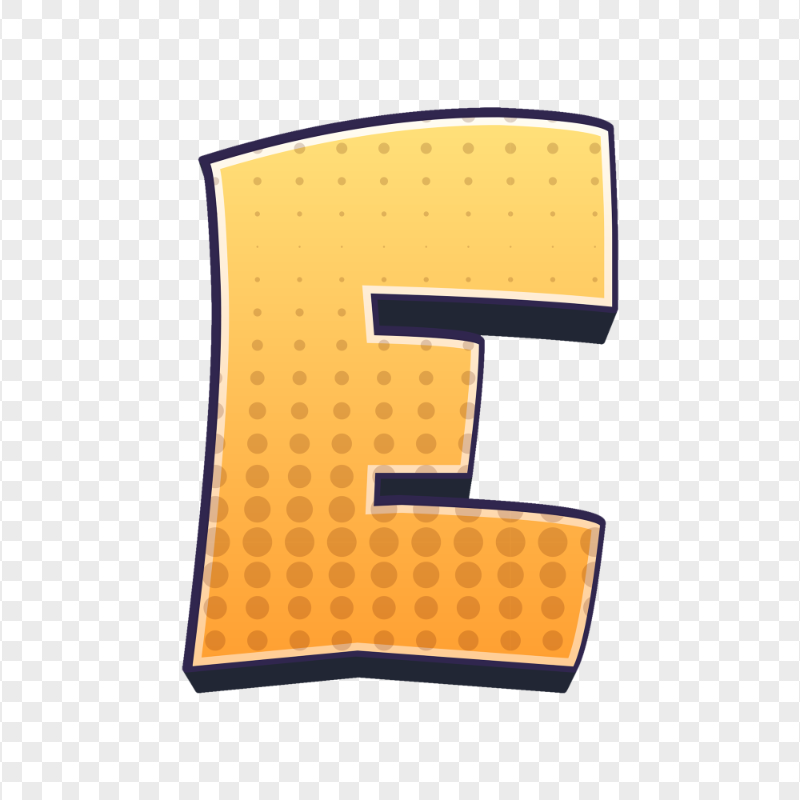 PNG Comic E Letter Alphabet Cartoon