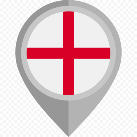 PNG Flat England Flag Map Pin Icon | Citypng
