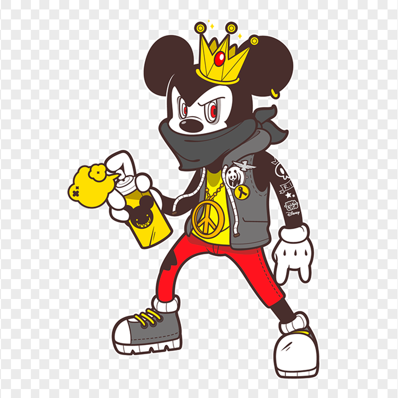 PNG Gangster Mickey Mouse Cartoon Character
