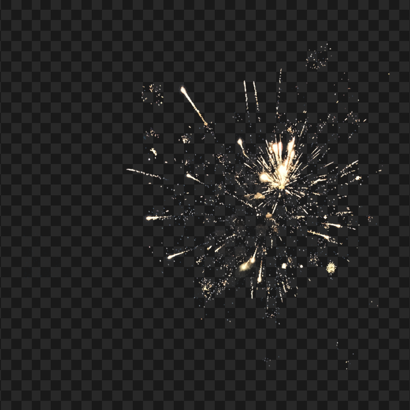 PNG Gold Sparkle Firework