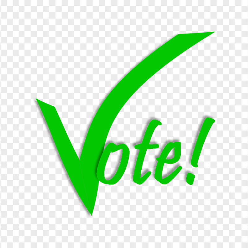 PNG Green Vote Word