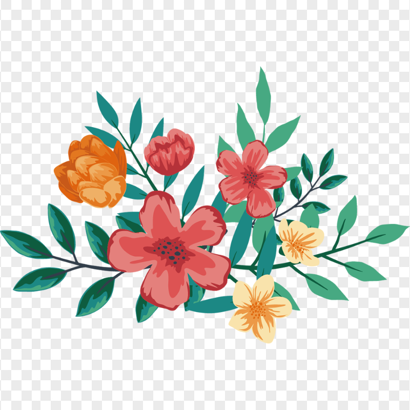 PNG Illustration Watercolor Flower Arranging