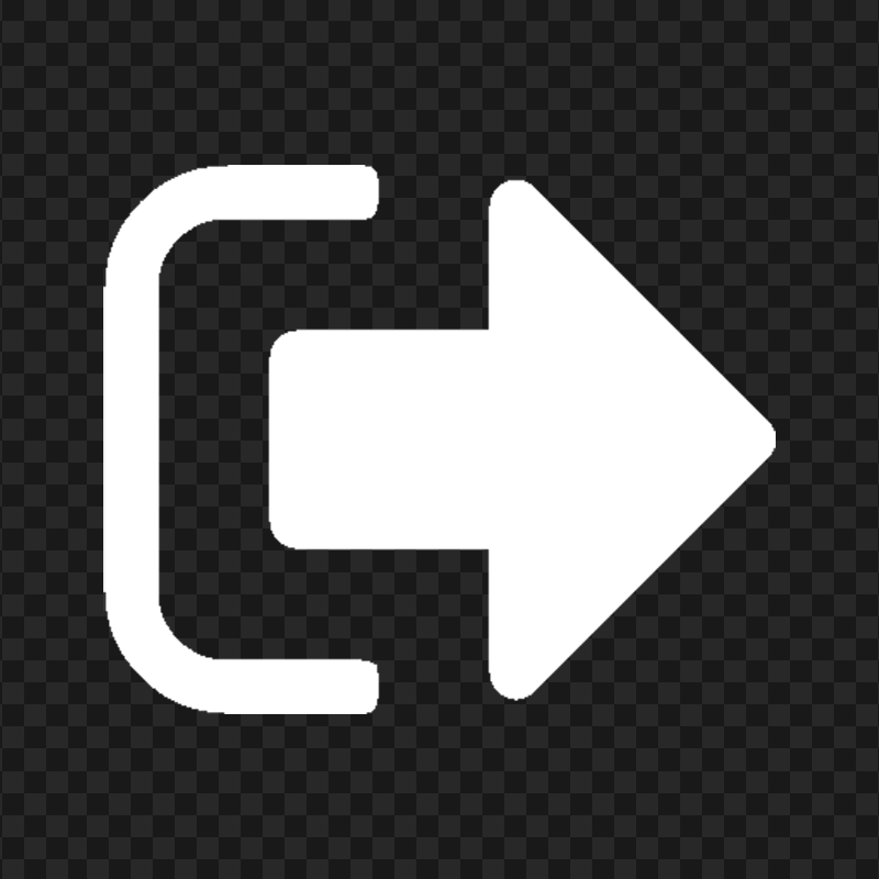 PNG Login Logout White Icon