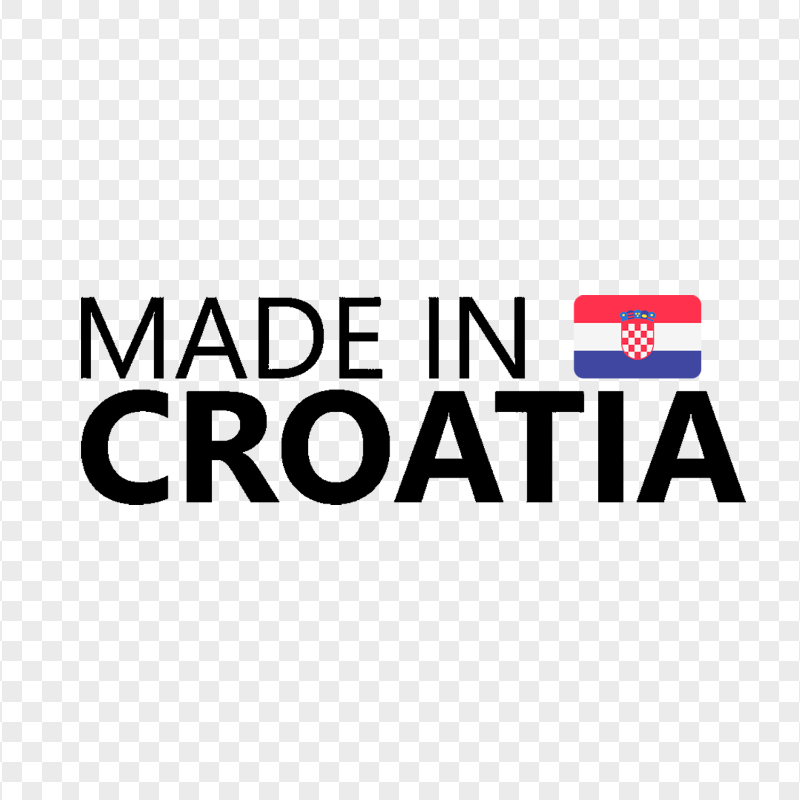PNG Made In Croatia Label Sign Logo