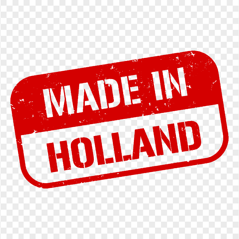 PNG Made In Netherlands Red Stamp