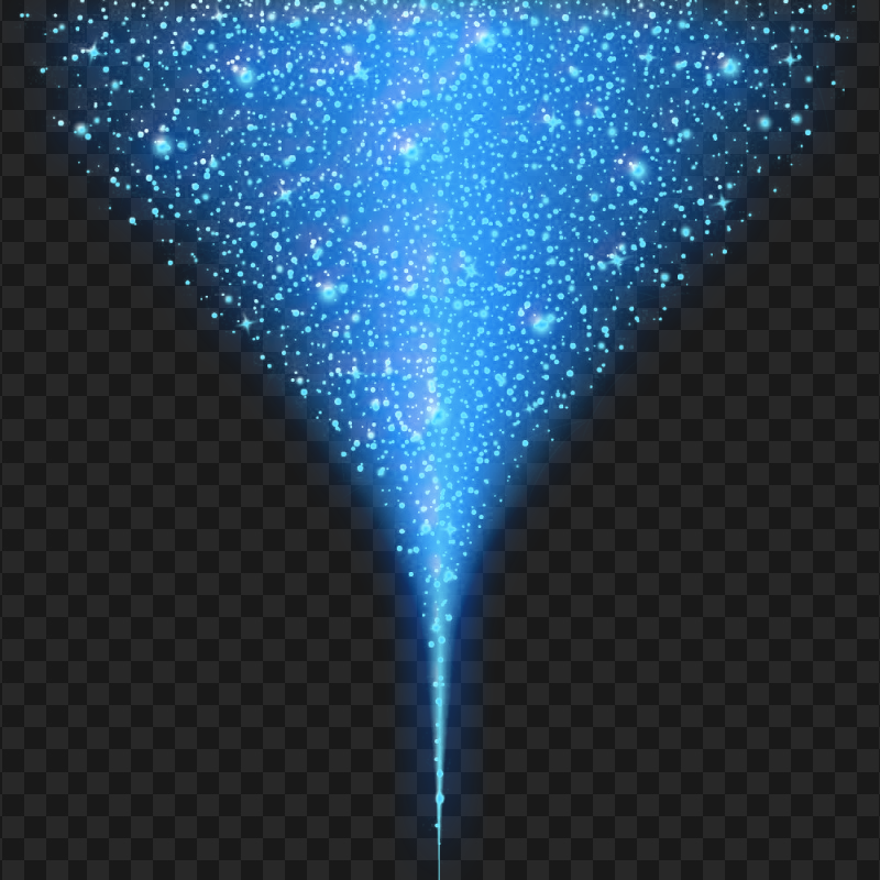 PNG Magic Fantasy Blue Light Effect