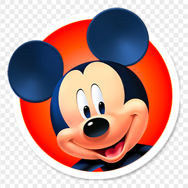 PNG Mickey Mouse Disney Round Logo