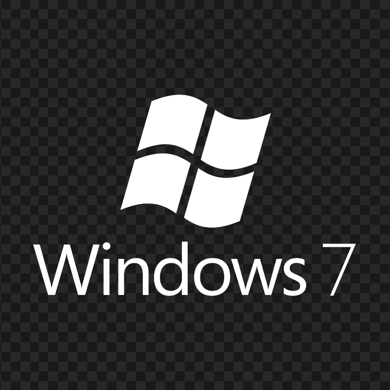 PNG Microsoft Windows 7 White Logo