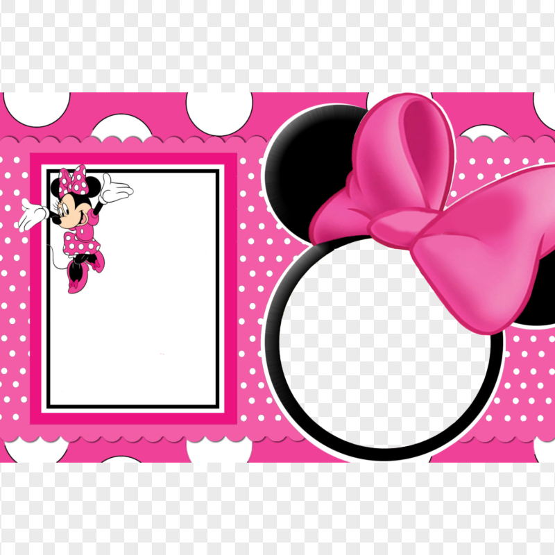 PNG Minnie Mouse Picture Photo Frame
