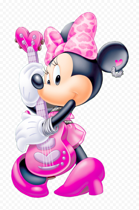 PNG Minnie Mouse Rock And Roll Guitar | Citypng