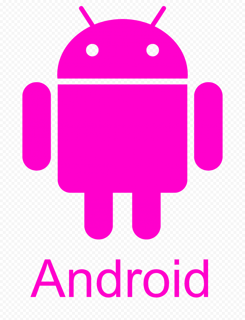 PNG Pink Android Robot Logo Icon | Citypng