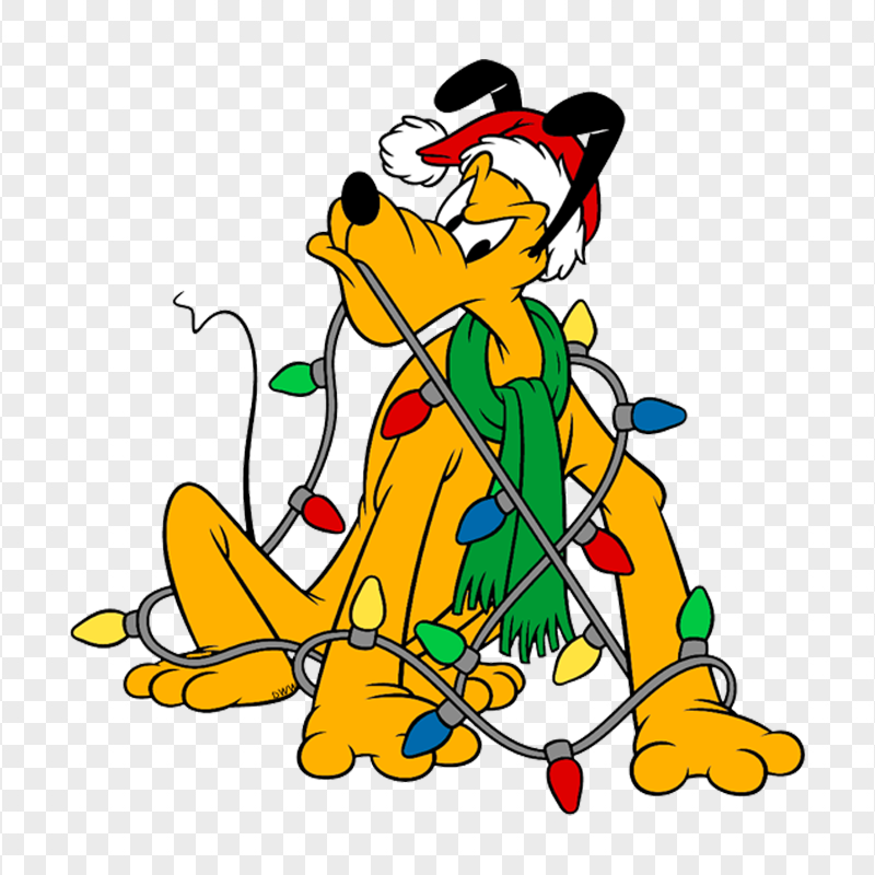 PNG Pluto Santa Hat Angry Face