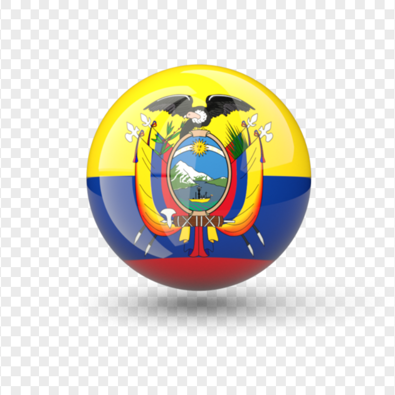 PNG Sphere Ecuador Flag Icon