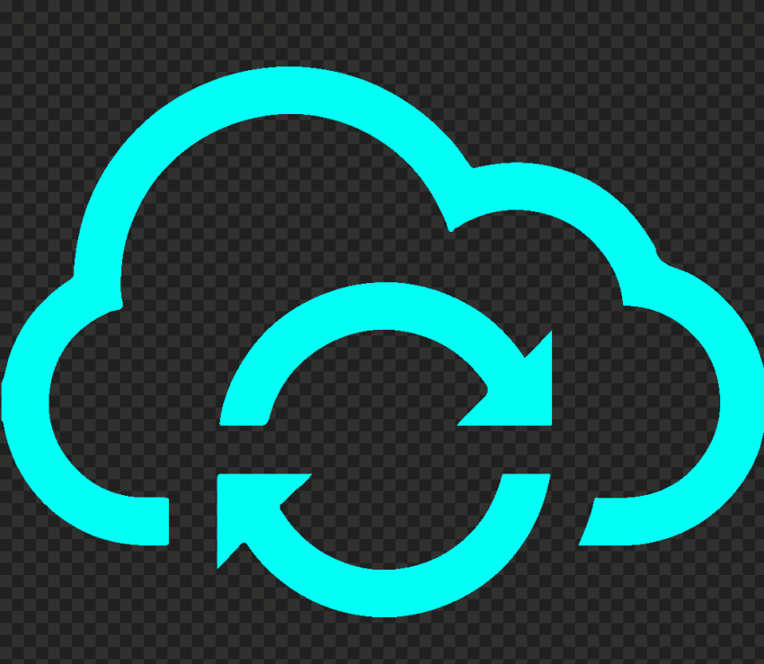 PNG Storage Cloud Hosting Computing Light Blue Icon
