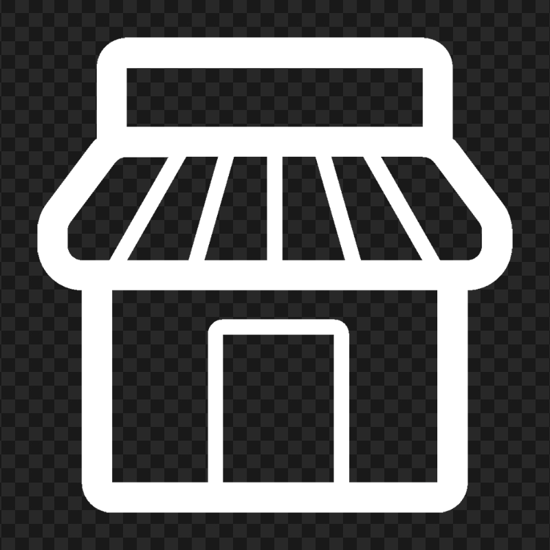 PNG Store Marketplace Shopping White Icon