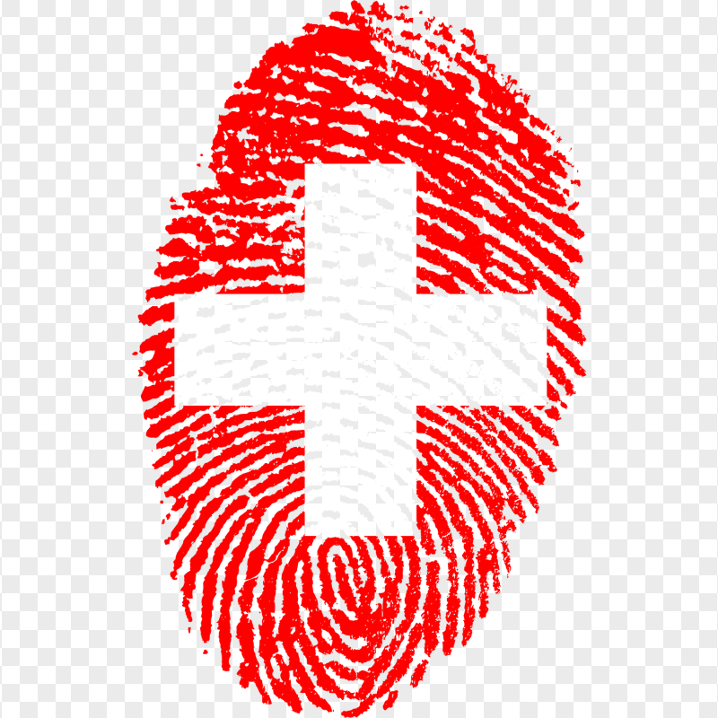 PNG Switzerland Swiss Fingerprint Flag