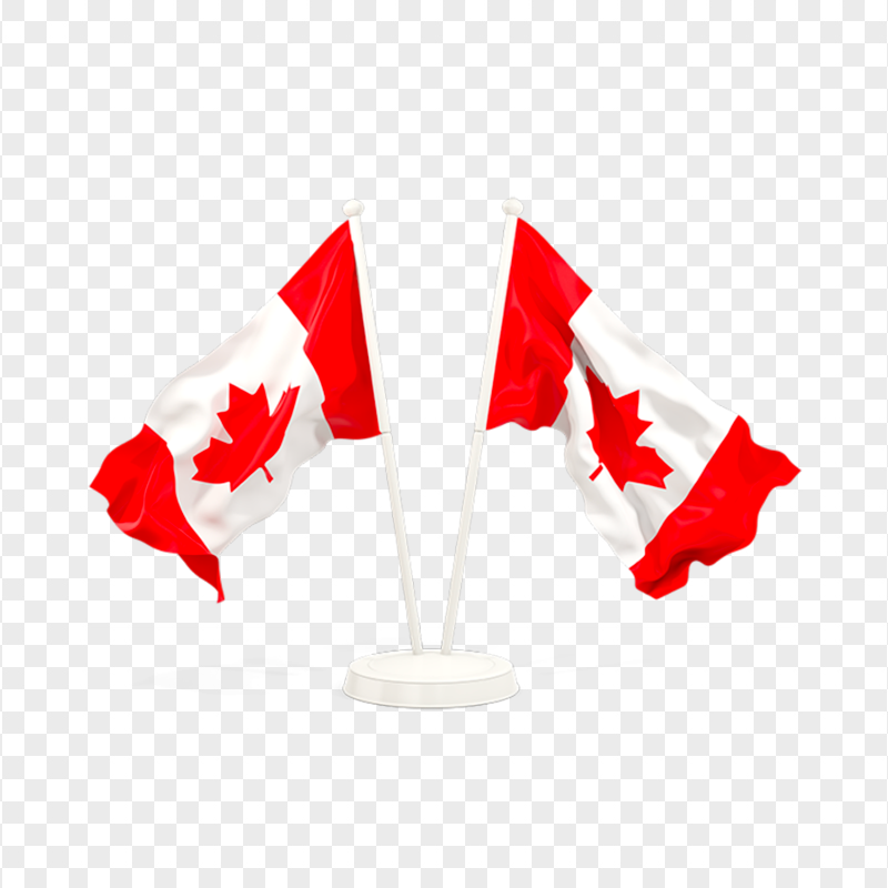 PNG Two Canada Office Flags
