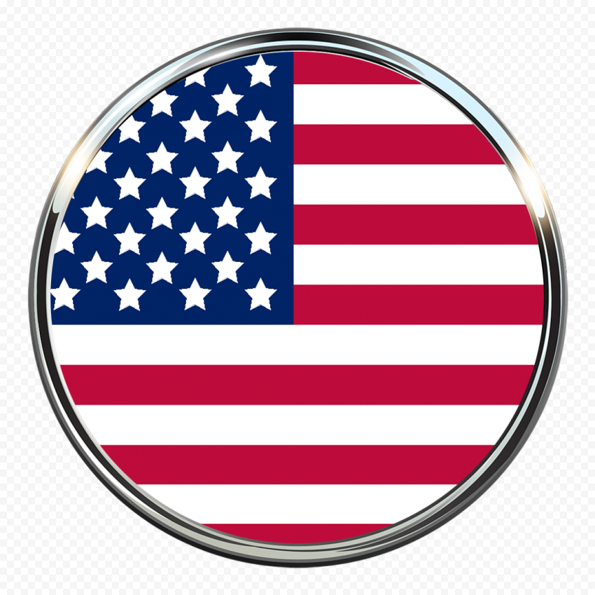 PNG United States US Round Flag Icon