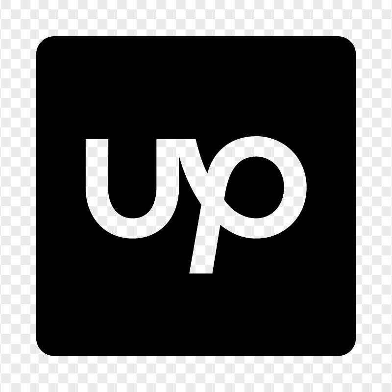 PNG Upwork Square Black Logo Icon