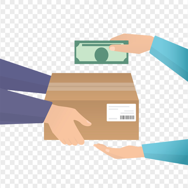 PNG Vector Cash On Delivery COD Illustration