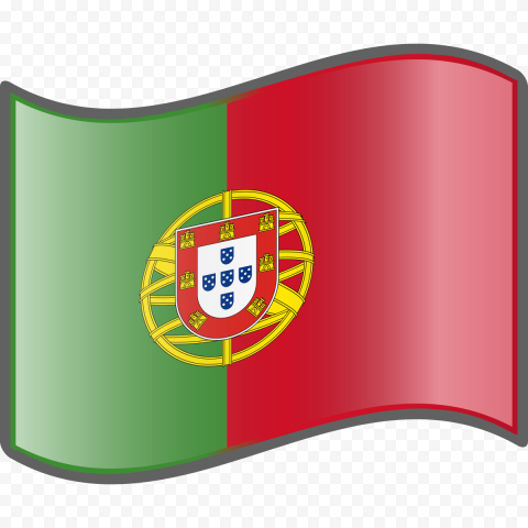 Portuguese Portugal Glossy Round Flag Icon PNG | Citypng