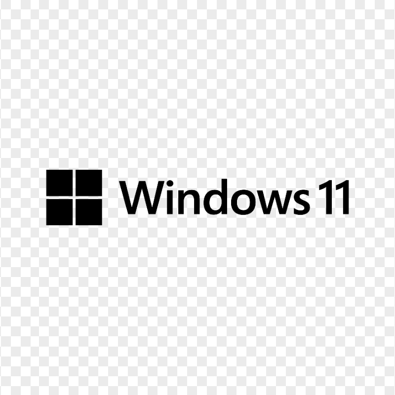PNG Windows 11 Black Logo