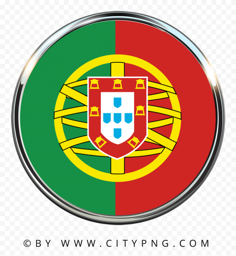Portugal Round Flag Icon HD PNG | Citypng