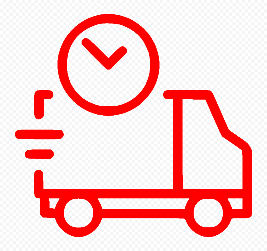 Product Delivery Truck Red Icon Download PNG