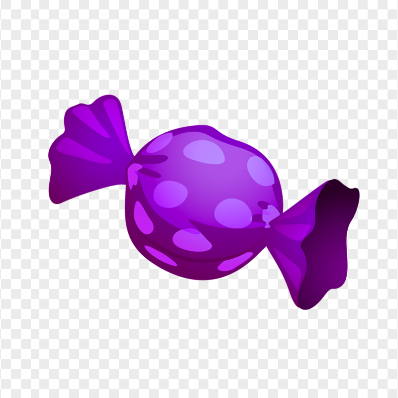Purple Candy Illustration Cartoon PNG Image