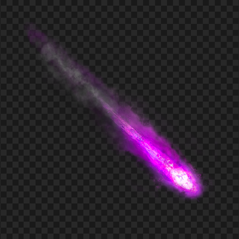 Purple Flying Comet Effect FREE PNG