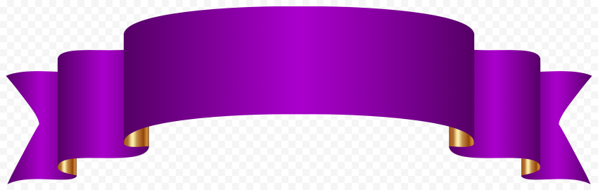Purple Graphic Banner Ribbon Transparent Background | Citypng