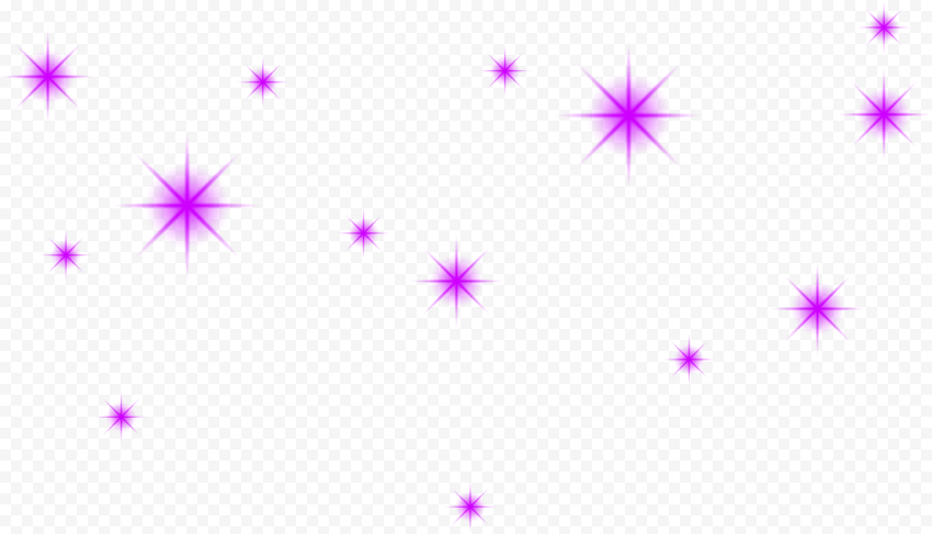 Purple Stars Sparkle Background PNG
