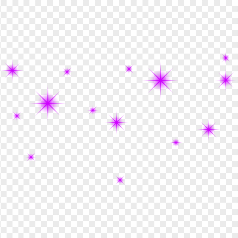 Purple Stars Sparkle Background PNG