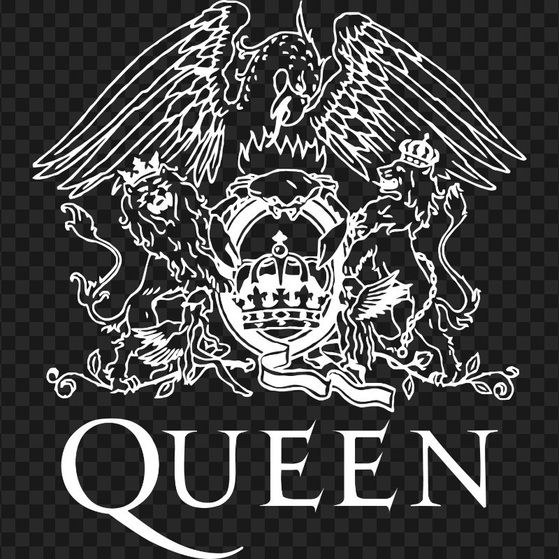 Queen Band White Logo FREE PNG