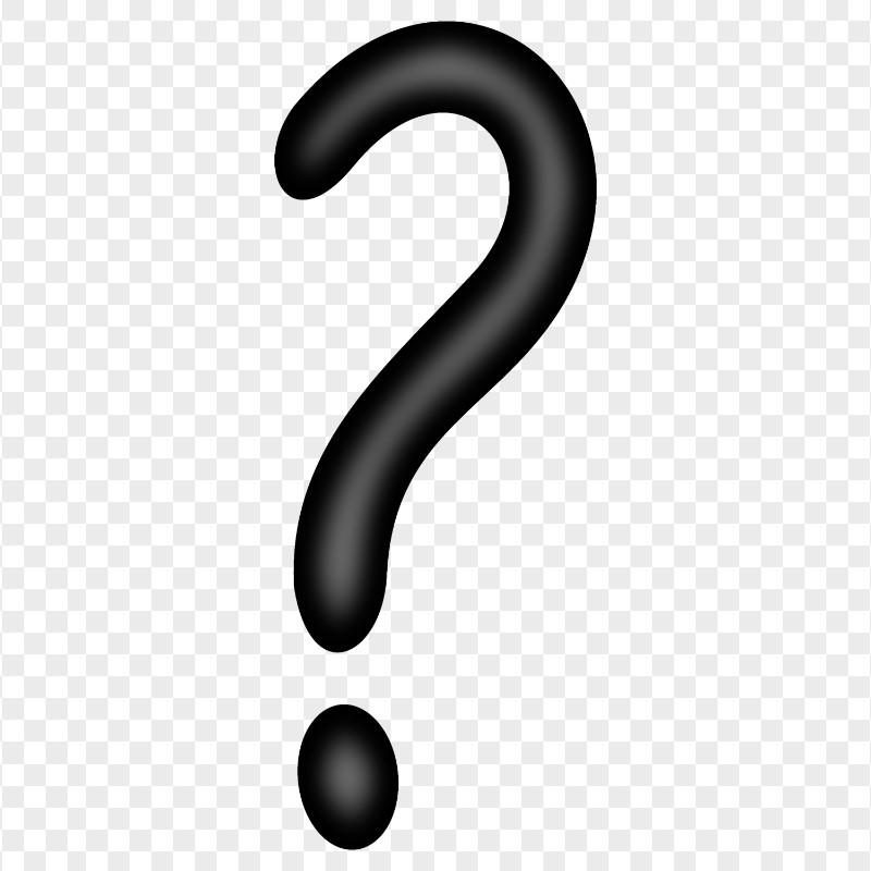 Question Mark Black Icon Symbol Sign PNG