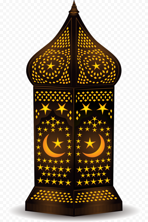 Ramadan Light Lantern Lamp Icon Illustration