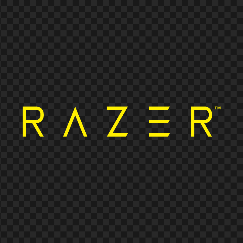 Razer Yellow Logo Image PNG