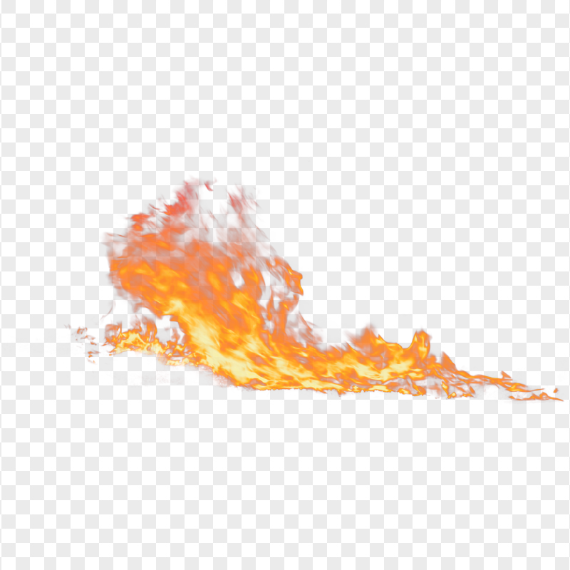 Real Fire Flame Burn Without Smoke